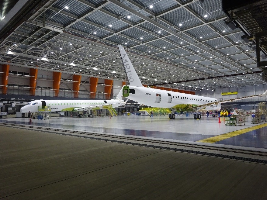 MHI's MRJ Final Assembly Hangar constructed by MHI-PEC.